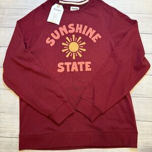 Homefield Burgundy 'Sunshine State' Graphic Sweatshirt